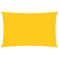 Parasole a Vela Oxford Rettangolare 2x5 m Gialla