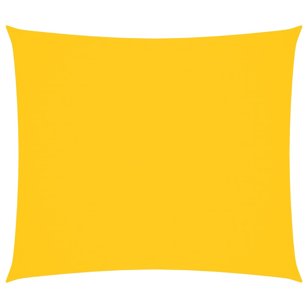 Parasole a Vela Oxford Rettangolare 2,5x3 m Gialla 135590