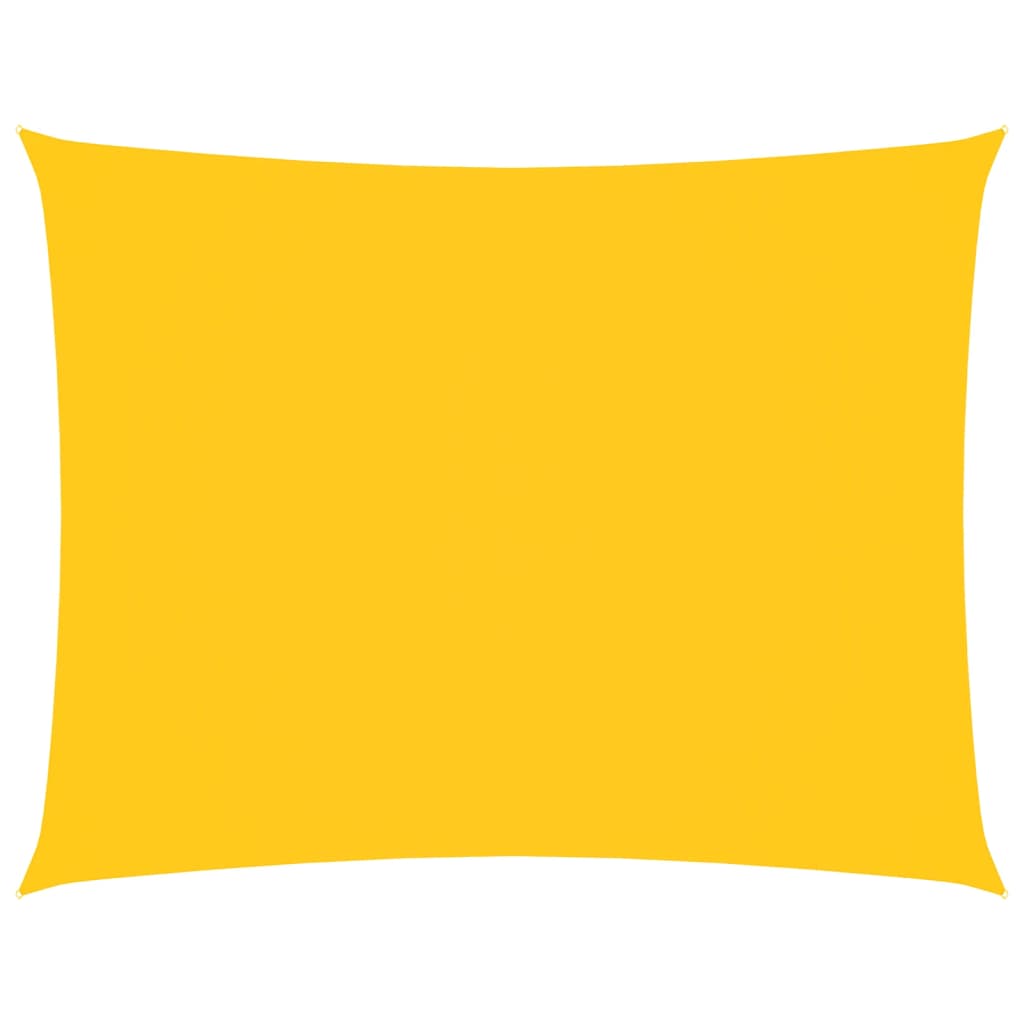 Parasole a Vela Oxford Rettangolare 2,5x3,5 m Gialla 135591