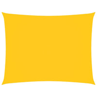 Parasole a Vela Oxford Rettangolare 2,5x3,5 m Gialla 135591