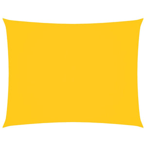 Parasole a Vela Oxford Rettangolare 2,5x3,5 m Gialla 135591