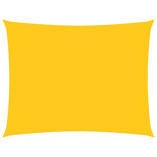 Parasole a Vela Oxford Rettangolare 2,5x3,5 m Gialla 135591