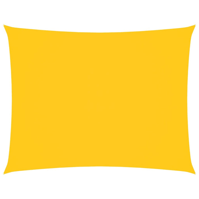 Parasole a Vela Oxford Rettangolare 2,5x3,5 m Gialla