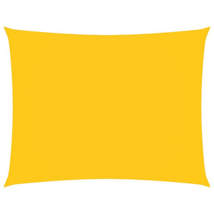 Parasole a Vela Oxford Rettangolare 2,5x4 m Gialla 135592
