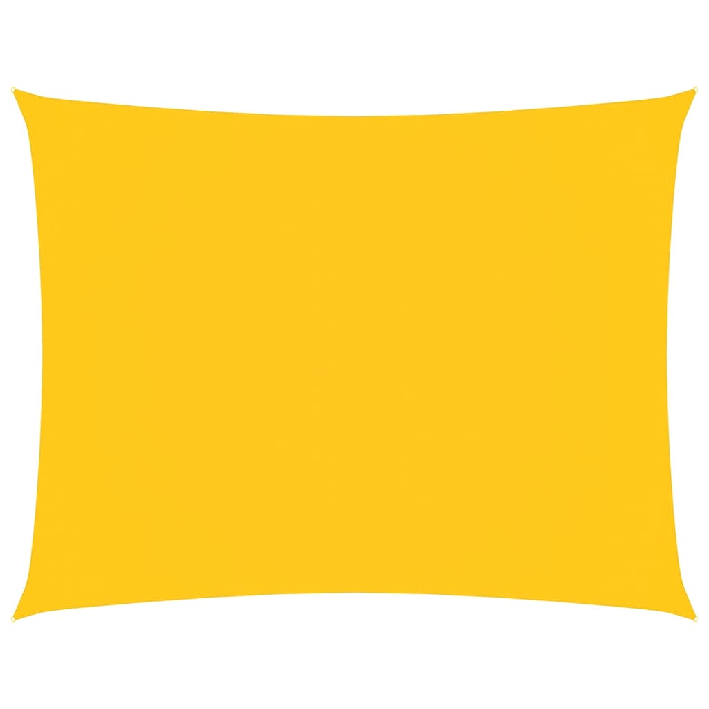 Parasole a Vela Oxford Rettangolare 2,5x4 m Giallo