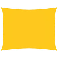 Parasole a Vela Oxford Rettangolare 2,5x4 m Giallo