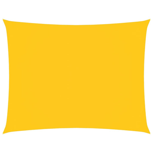 Parasole a Vela Oxford Rettangolare 2,5x4 m Giallo
