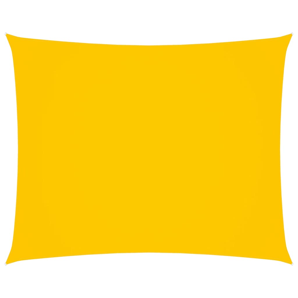 Parasole a Vela Oxford Rettangolare 2,5x4,5 m Gialla 135593