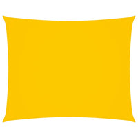 Parasole a Vela Oxford Rettangolare 2,5x4,5 m Gialla 135593
