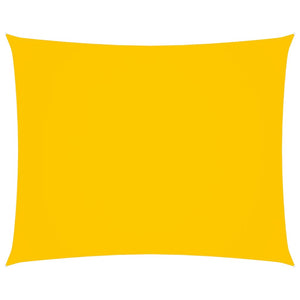 Parasole a Vela Oxford Rettangolare 2,5x4,5 m Gialla 135593