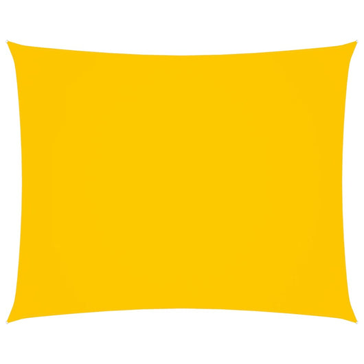 Parasole a Vela Oxford Rettangolare 2,5x4,5 m Gialla 135593