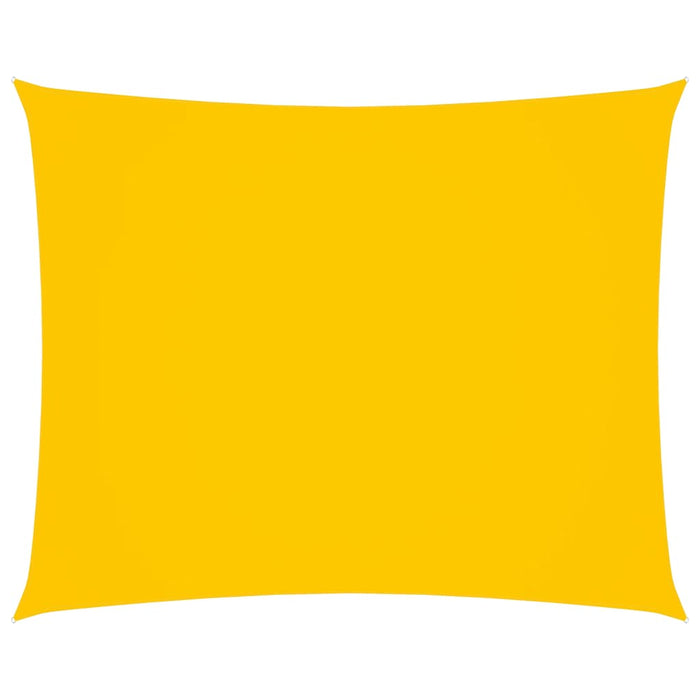 Parasole a Vela Oxford Rettangolare 2,5x4,5 m Gialla 135593