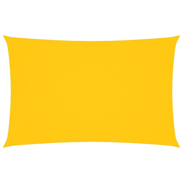Parasole a Vela Oxford Rettangolare 2,5x5 m Giallo 135594
