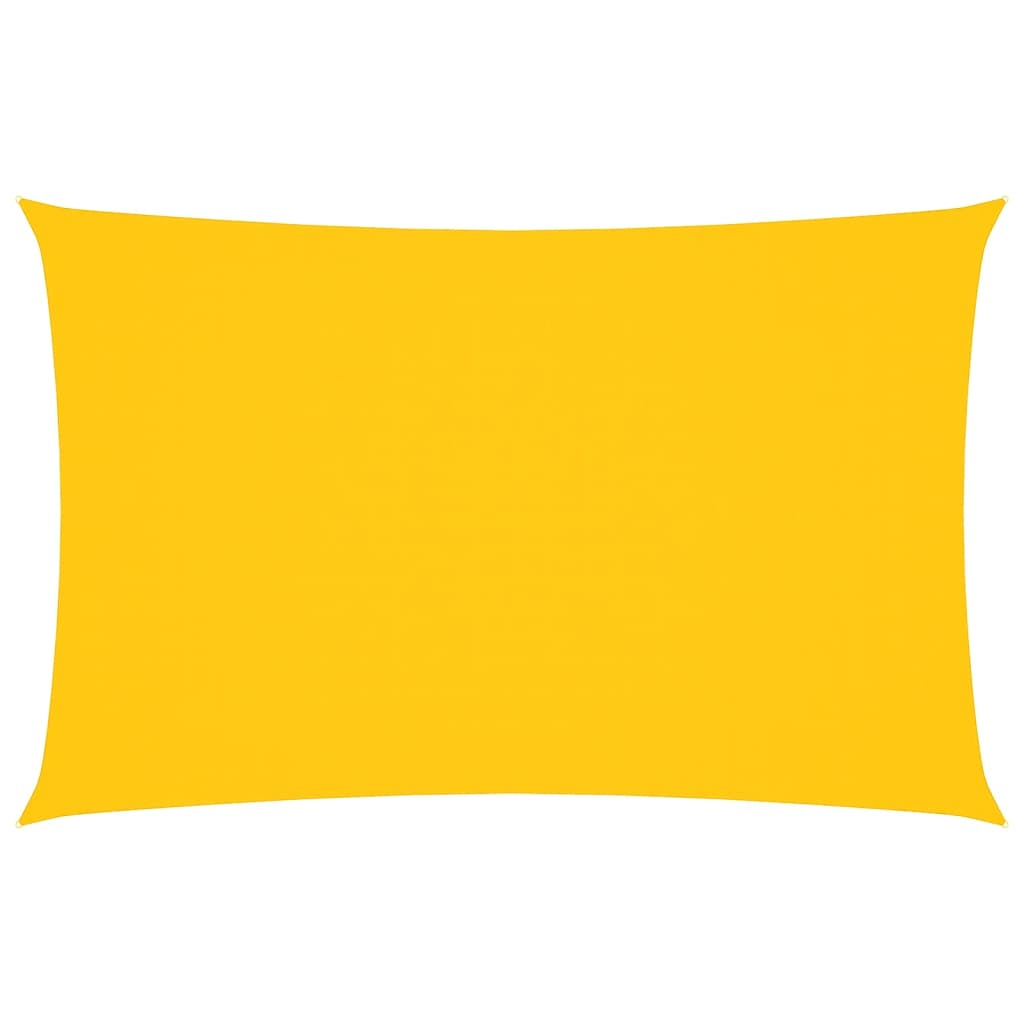 Parasole a Vela Oxford Rettangolare 2,5x5 m Giallo