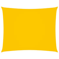 Parasole a Vela Oxford Rettangolare 3x4 m Gialla 135595
