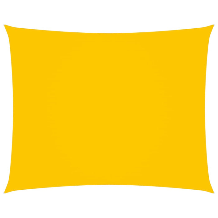 Parasole a Vela Oxford Rettangolare 3x4 m Gialla