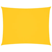 Parasole a Vela Oxford Rettangolare 3x4,5 m Gialla 135596