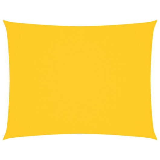 Parasole a Vela Oxford Rettangolare 3x4,5 m Gialla 135596