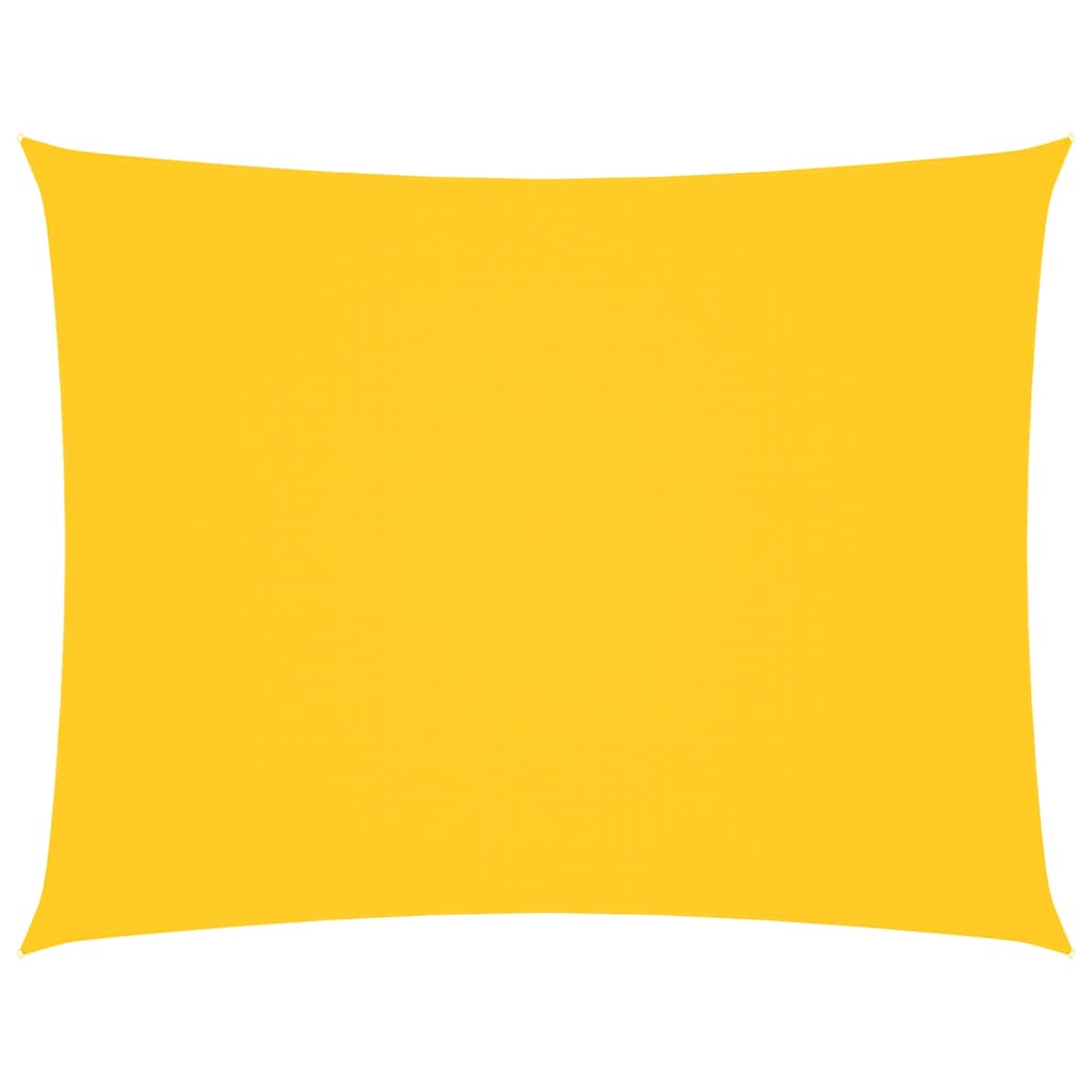 Parasole a Vela Oxford Rettangolare 3x4,5 m Gialla