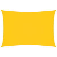 Parasole a Vela Oxford Rettangolare 3x5 m Gialla 135597