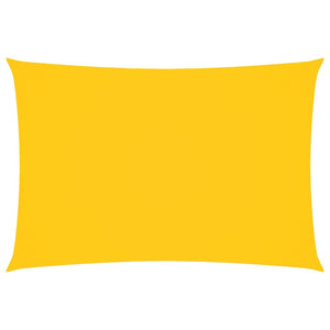 Parasole a Vela Oxford Rettangolare 3x5 m Gialla 135597