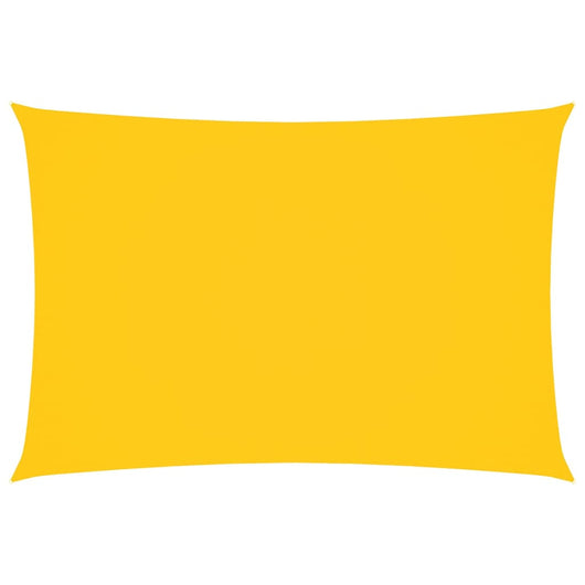 Parasole a Vela Oxford Rettangolare 3x5 m Gialla 135597