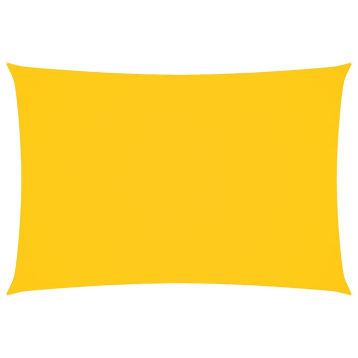 Parasole a Vela Oxford Rettangolare 3x5 m Gialla 135597