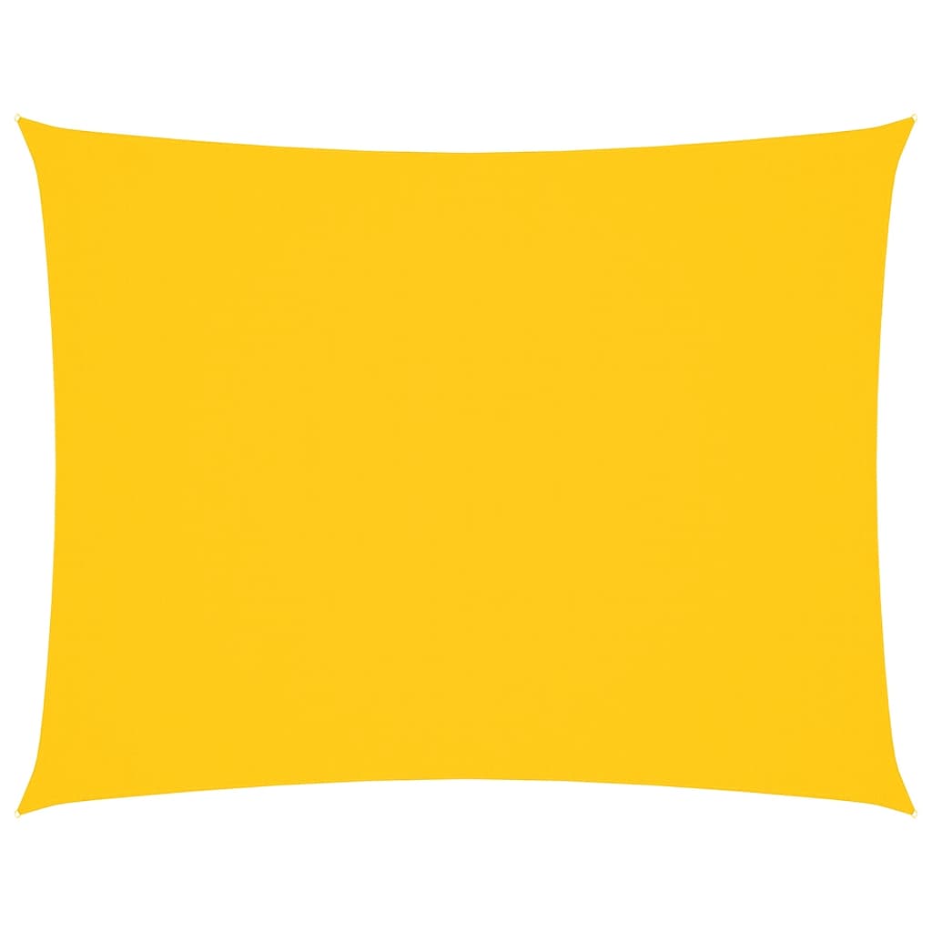 Parasole a Vela Oxford Rettangolare 3x6 m Gialla 135598