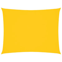 Parasole a Vela Oxford Rettangolare 3x6 m Gialla 135598