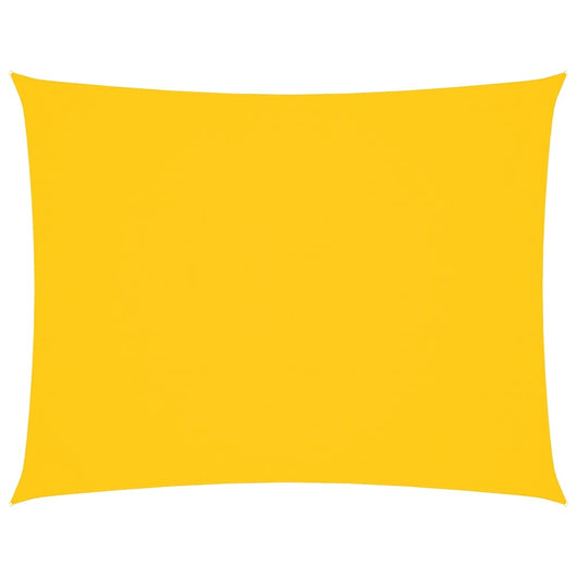 Parasole a Vela Oxford Rettangolare 3x6 m Gialla 135598