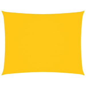 Parasole a Vela Oxford Rettangolare 3,5x4,5 m Gialla 135599