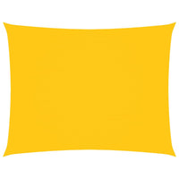 Parasole a Vela Oxford Rettangolare 3,5x4,5 m Giallo