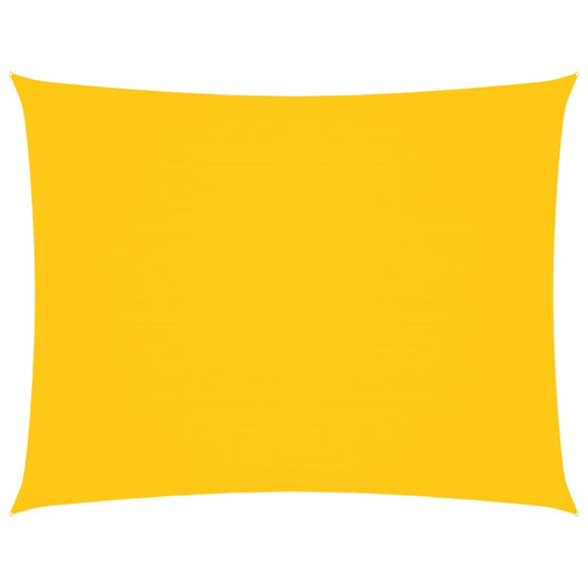 Parasole a Vela Oxford Rettangolare 3,5x4,5 m Giallo