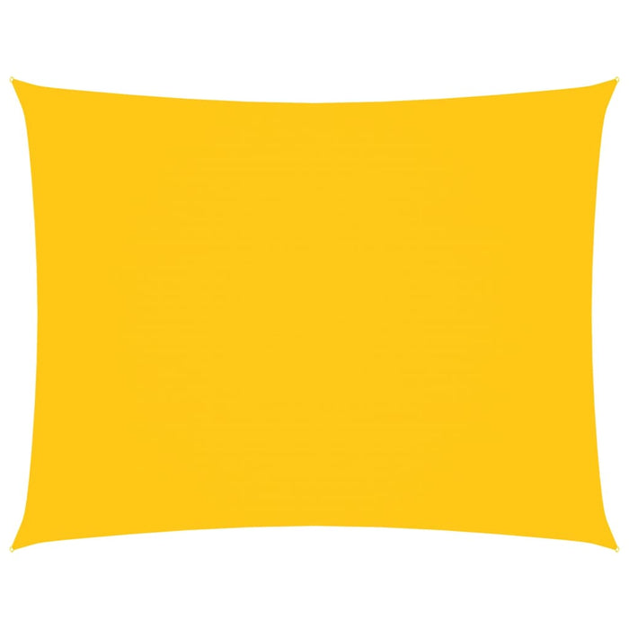 Parasole a Vela Oxford Rettangolare 3,5x4,5 m Giallo