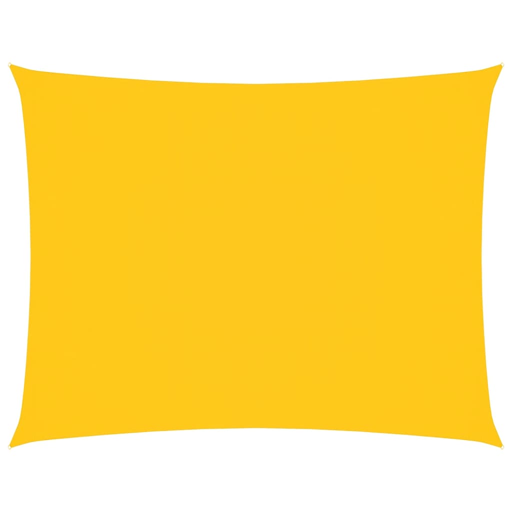 Parasole a Vela Oxford Rettangolare 3,5x5 m Gialla 135600