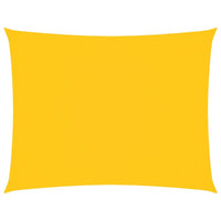 Parasole a Vela Oxford Rettangolare 3,5x5 m Gialla 135600