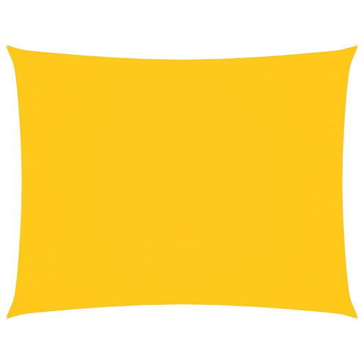 Parasole a Vela Oxford Rettangolare 3,5x5 m Gialla
