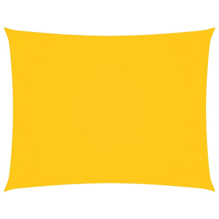 Parasole a Vela Oxford Rettangolare 3,5x5 m Gialla
