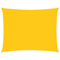 Parasole a Vela Oxford Rettangolare 4x5 m Gialla 135601