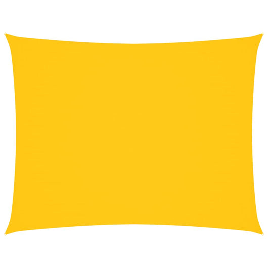 Parasole a Vela Oxford Rettangolare 4x5 m Gialla 135601