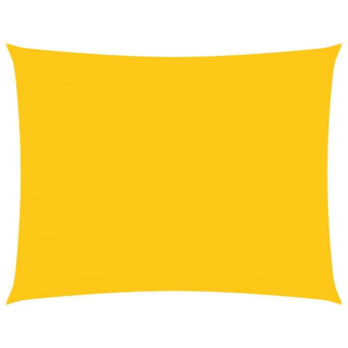 Parasole a Vela Oxford Rettangolare 4x5 m Gialla 135601