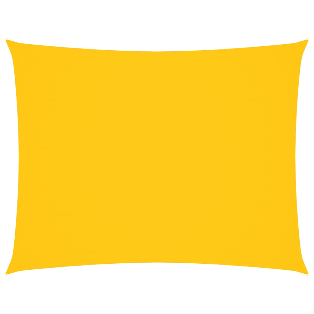 Parasole a Vela Oxford Rettangolare 4x5 m Gialla