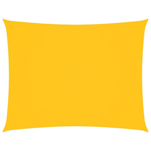 Parasole a Vela in Oxford Rettangolare 4x6 m Gialla 135602