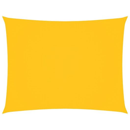 Parasole a Vela in Oxford Rettangolare 4x6 m Gialla 135602