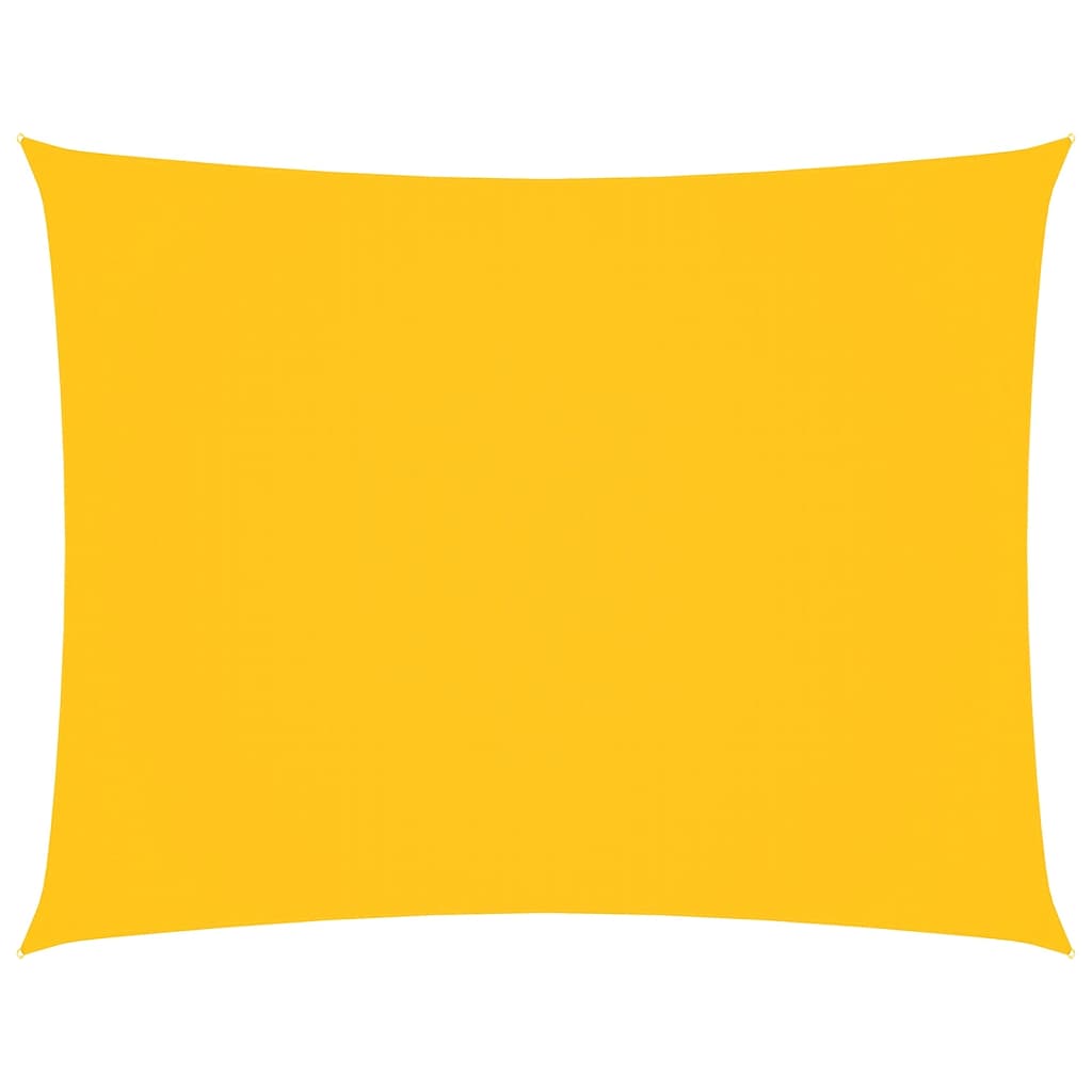 Parasole a Vela in Oxford Rettangolare 4x6 m Gialla