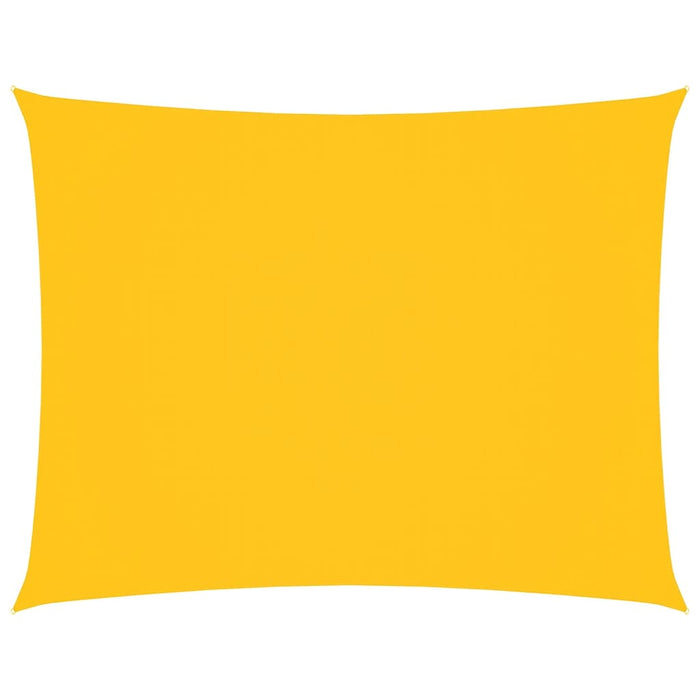 Parasole a Vela in Oxford Rettangolare 4x6 m Gialla