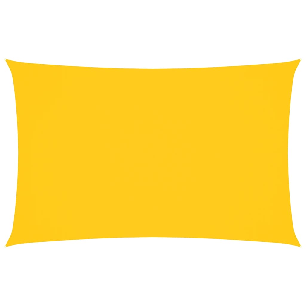 Parasole a Vela Oxford Rettangolare 4x7 m Giallo