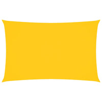 Parasole a Vela Oxford Rettangolare 4x7 m Giallo