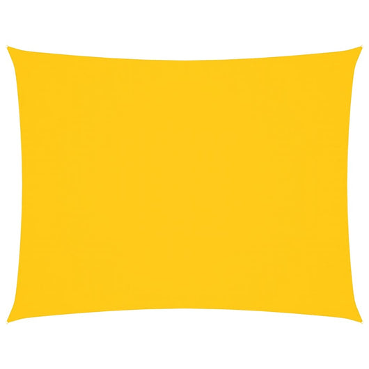 Parasole a Vela Oxford Rettangolare 5x6 m Gialla 135604