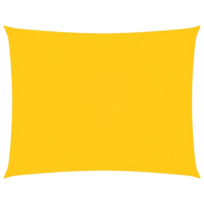 Parasole a Vela Oxford Rettangolare 5x6 m Gialla 135604